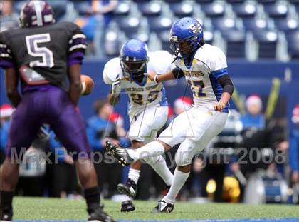 Thumbnail 2 in Everman vs. Sulphur Springs (Texas 4A D2 State Semifinal) photogallery.