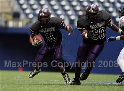 Thumbnail 2 in Everman vs. Sulphur Springs (Texas 4A D2 State Semifinal) photogallery.