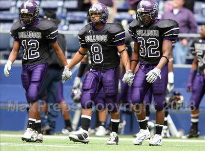 Thumbnail 2 in Everman vs. Sulphur Springs (Texas 4A D2 State Semifinal) photogallery.