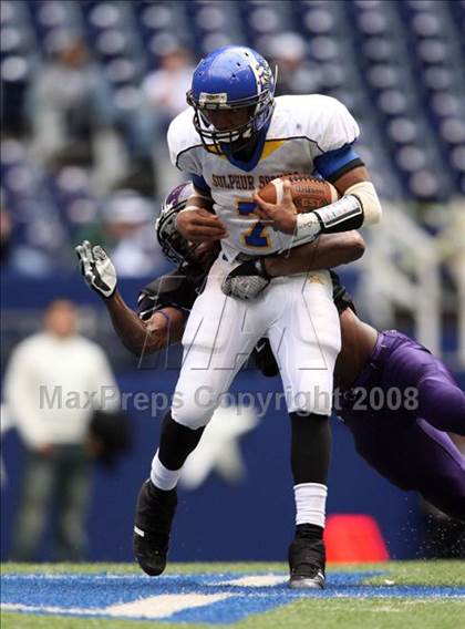 Thumbnail 3 in Everman vs. Sulphur Springs (Texas 4A D2 State Semifinal) photogallery.