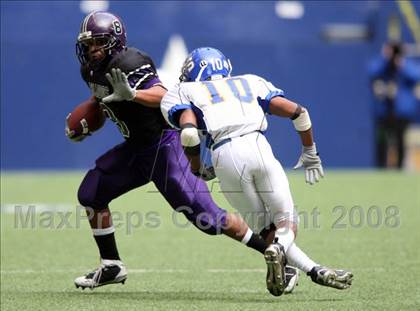Thumbnail 2 in Everman vs. Sulphur Springs (Texas 4A D2 State Semifinal) photogallery.