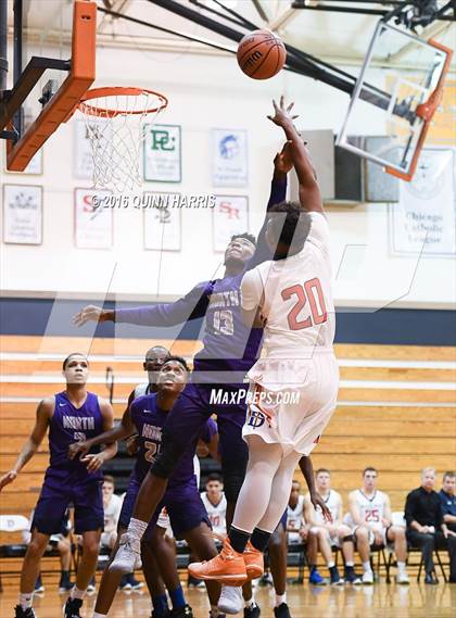Thumbnail 2 in DePaul College Prep vs. Niles North (Battle of Bridge) photogallery.