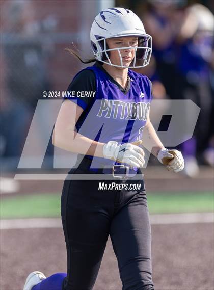 Thumbnail 3 in Pittsburg @ Basehor-Linwood (KSHSAA 5A East Region 4 Final) photogallery.