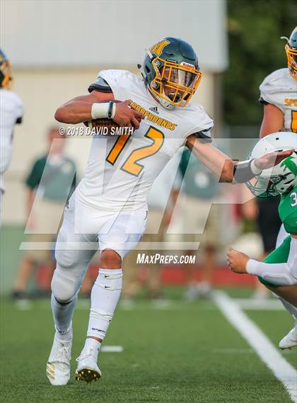Thumbnail 3 in Blair Oaks vs Maryville (Kickoff Classic at William Jewell College) photogallery.