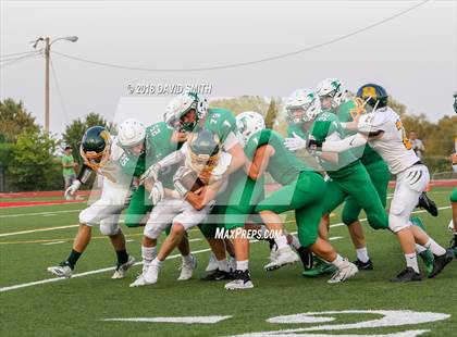 Thumbnail 1 in Blair Oaks vs Maryville (Kickoff Classic at William Jewell College) photogallery.