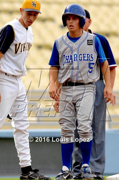 Thumbnail 1 in Charter Oak vs. Santa Monica (CIF SS DIV 4 Final) photogallery.