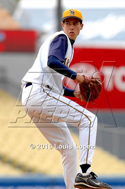 Thumbnail 1 in Charter Oak vs. Santa Monica (CIF SS DIV 4 Final) photogallery.