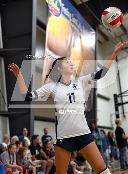 Thumbnail 2 in Indy Genesis HomeSchool vs Jackson HomeSchool (Midwest Volleyball Classic) photogallery.