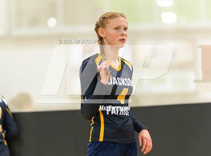 Thumbnail 3 in Indy Genesis HomeSchool vs Jackson HomeSchool (Midwest Volleyball Classic) photogallery.