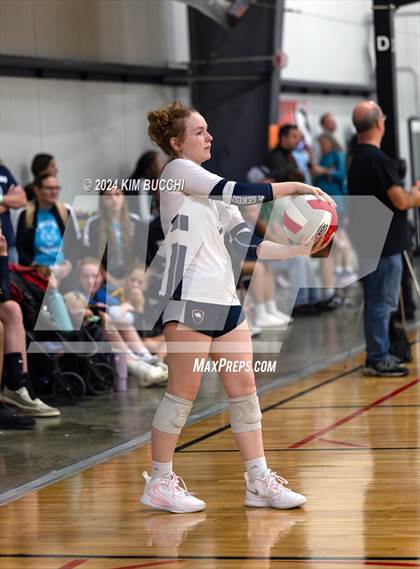 Thumbnail 2 in Indy Genesis HomeSchool vs Jackson HomeSchool (Midwest Volleyball Classic) photogallery.