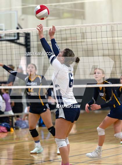 Thumbnail 3 in Indy Genesis HomeSchool vs Jackson HomeSchool (Midwest Volleyball Classic) photogallery.