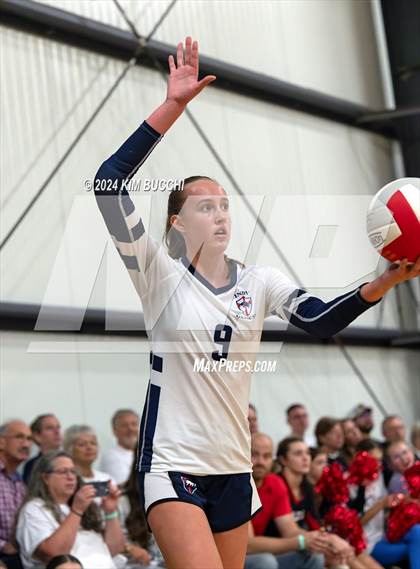 Thumbnail 2 in Indy Genesis HomeSchool vs Jackson HomeSchool (Midwest Volleyball Classic) photogallery.