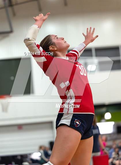 Thumbnail 3 in Indy Genesis HomeSchool vs Jackson HomeSchool (Midwest Volleyball Classic) photogallery.