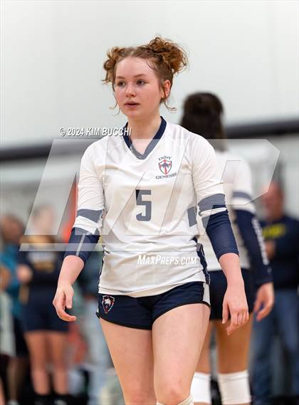 Thumbnail 2 in Indy Genesis HomeSchool vs Jackson HomeSchool (Midwest Volleyball Classic) photogallery.