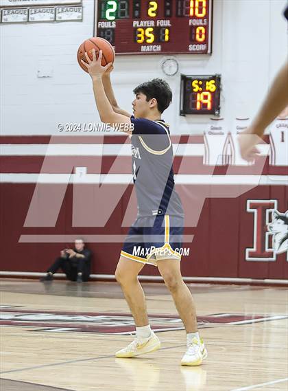 Thumbnail 3 in Pelham vs Harrison (Harrison Holiday Tournament) photogallery.