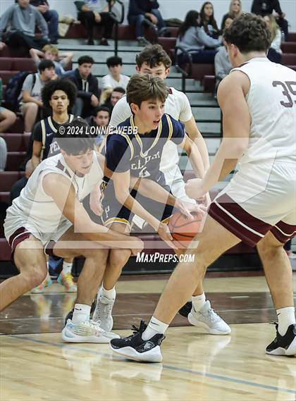 Thumbnail 2 in Pelham vs Harrison (Harrison Holiday Tournament) photogallery.