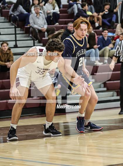 Thumbnail 3 in Pelham vs Harrison (Harrison Holiday Tournament) photogallery.