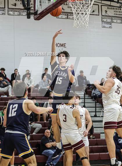 Thumbnail 2 in Pelham vs Harrison (Harrison Holiday Tournament) photogallery.