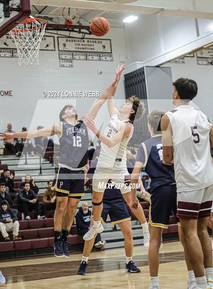 Thumbnail 1 in Pelham vs Harrison (Harrison Holiday Tournament) photogallery.