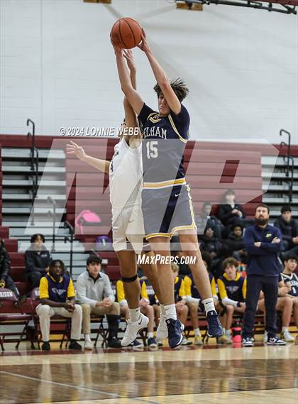 Thumbnail 2 in Pelham vs Harrison (Harrison Holiday Tournament) photogallery.
