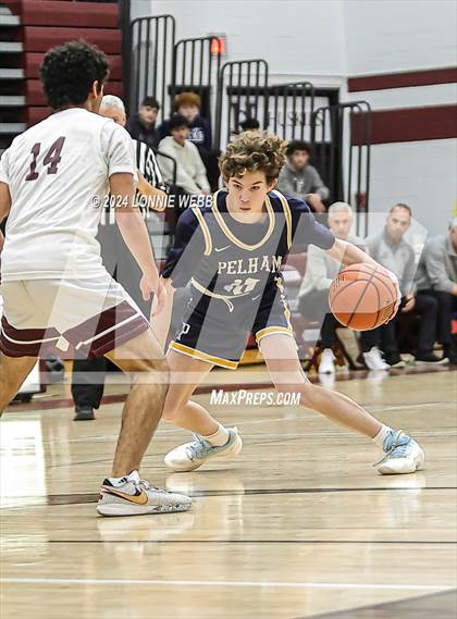 Thumbnail 1 in Pelham vs Harrison (Harrison Holiday Tournament) photogallery.