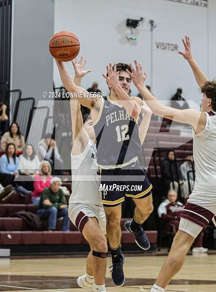 Thumbnail 2 in Pelham vs Harrison (Harrison Holiday Tournament) photogallery.