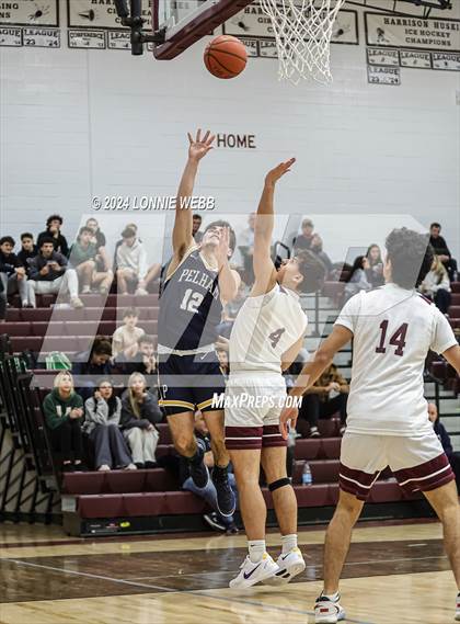 Thumbnail 3 in Pelham vs Harrison (Harrison Holiday Tournament) photogallery.