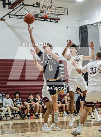 Thumbnail 2 in Pelham vs Harrison (Harrison Holiday Tournament) photogallery.