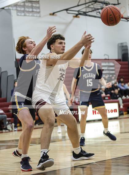 Thumbnail 3 in Pelham vs Harrison (Harrison Holiday Tournament) photogallery.