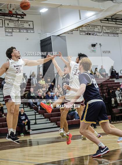Thumbnail 2 in Pelham vs Harrison (Harrison Holiday Tournament) photogallery.