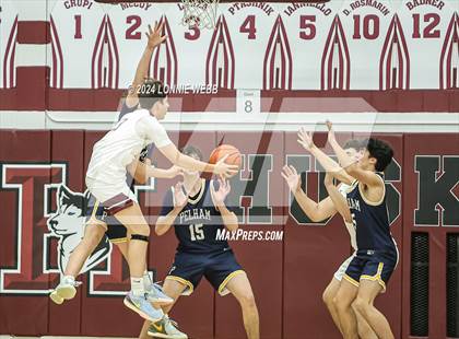 Thumbnail 2 in Pelham vs Harrison (Harrison Holiday Tournament) photogallery.