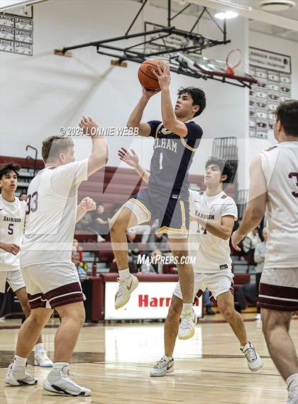 Thumbnail 1 in Pelham vs Harrison (Harrison Holiday Tournament) photogallery.