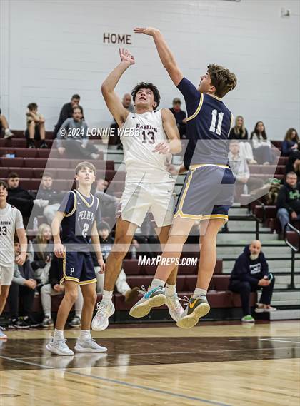 Thumbnail 2 in Pelham vs Harrison (Harrison Holiday Tournament) photogallery.