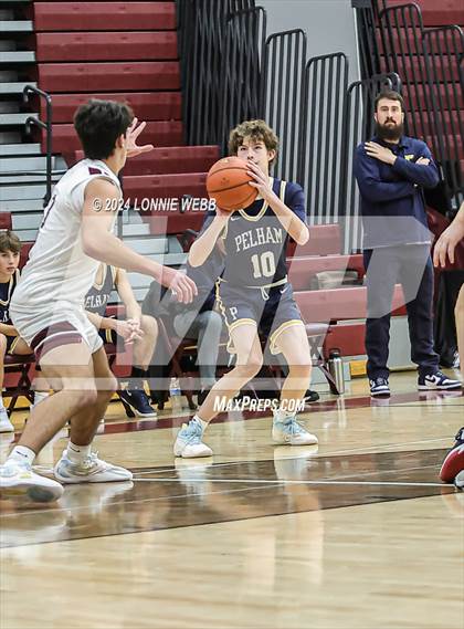 Thumbnail 3 in Pelham vs Harrison (Harrison Holiday Tournament) photogallery.