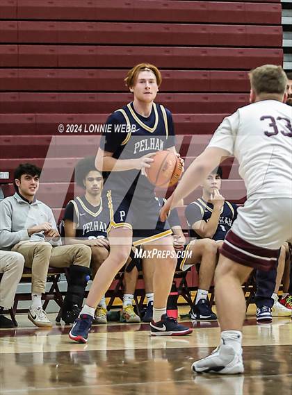 Thumbnail 2 in Pelham vs Harrison (Harrison Holiday Tournament) photogallery.