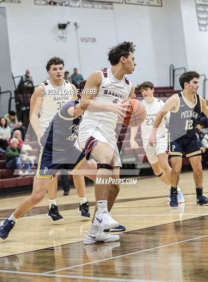 Thumbnail 2 in Pelham vs Harrison (Harrison Holiday Tournament) photogallery.