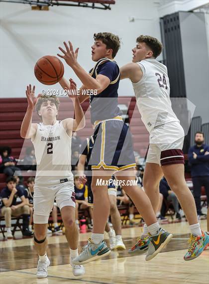 Thumbnail 2 in Pelham vs Harrison (Harrison Holiday Tournament) photogallery.