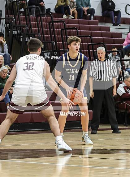 Thumbnail 2 in Pelham vs Harrison (Harrison Holiday Tournament) photogallery.