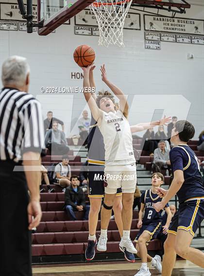 Thumbnail 2 in Pelham vs Harrison (Harrison Holiday Tournament) photogallery.