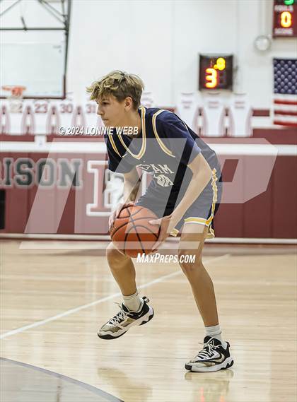 Thumbnail 2 in Pelham vs Harrison (Harrison Holiday Tournament) photogallery.