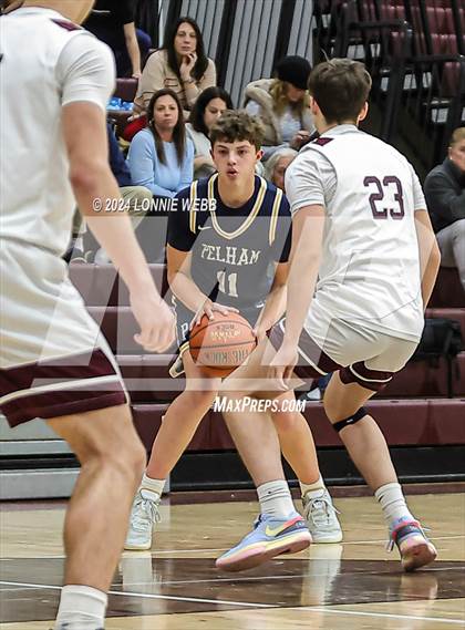 Thumbnail 3 in Pelham vs Harrison (Harrison Holiday Tournament) photogallery.