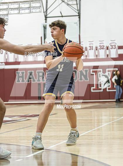 Thumbnail 2 in Pelham vs Harrison (Harrison Holiday Tournament) photogallery.