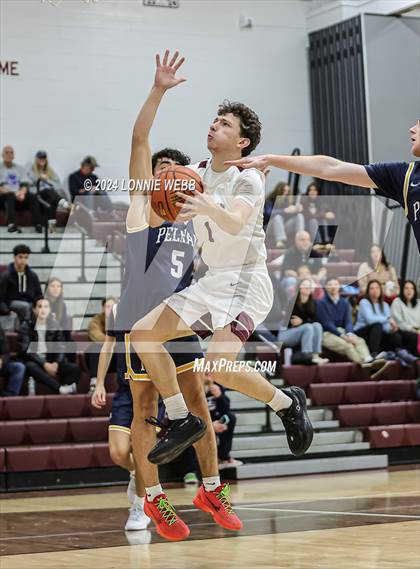 Thumbnail 1 in Pelham vs Harrison (Harrison Holiday Tournament) photogallery.