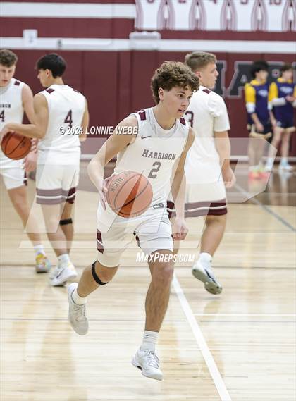 Thumbnail 2 in Pelham vs Harrison (Harrison Holiday Tournament) photogallery.