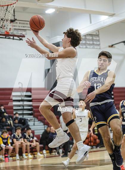 Thumbnail 1 in Pelham vs Harrison (Harrison Holiday Tournament) photogallery.