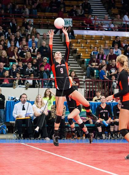Thumbnail 2 in Cheyenne Mountain vs. Lewis-Palmer (CHSAA 4A Final) photogallery.