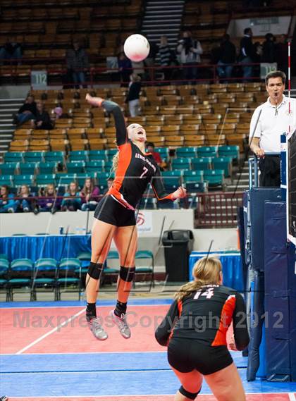 Thumbnail 1 in Cheyenne Mountain vs. Lewis-Palmer (CHSAA 4A Final) photogallery.