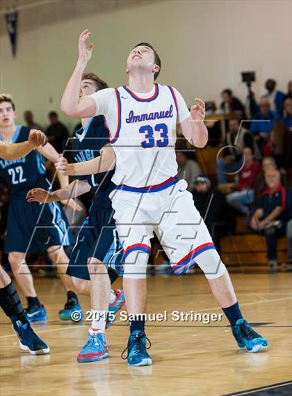 Thumbnail 3 in Immanuel vs. Saugus (Modesto Christian Holiday Hoops Classic) photogallery.