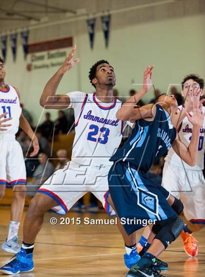Thumbnail 3 in Immanuel vs. Saugus (Modesto Christian Holiday Hoops Classic) photogallery.