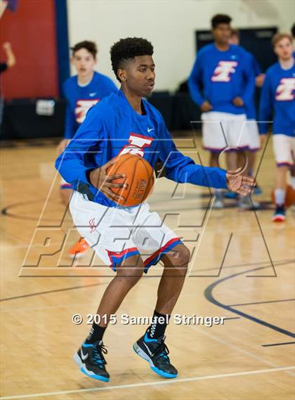 Thumbnail 3 in Immanuel vs. Saugus (Modesto Christian Holiday Hoops Classic) photogallery.